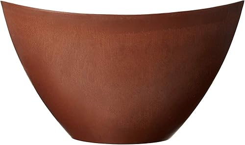 Miniatura 2 de Arcadia Garden Products PSW YB41TC - Maceta Swoop, 16 x 12 x 9 pulgadas, color terracota
