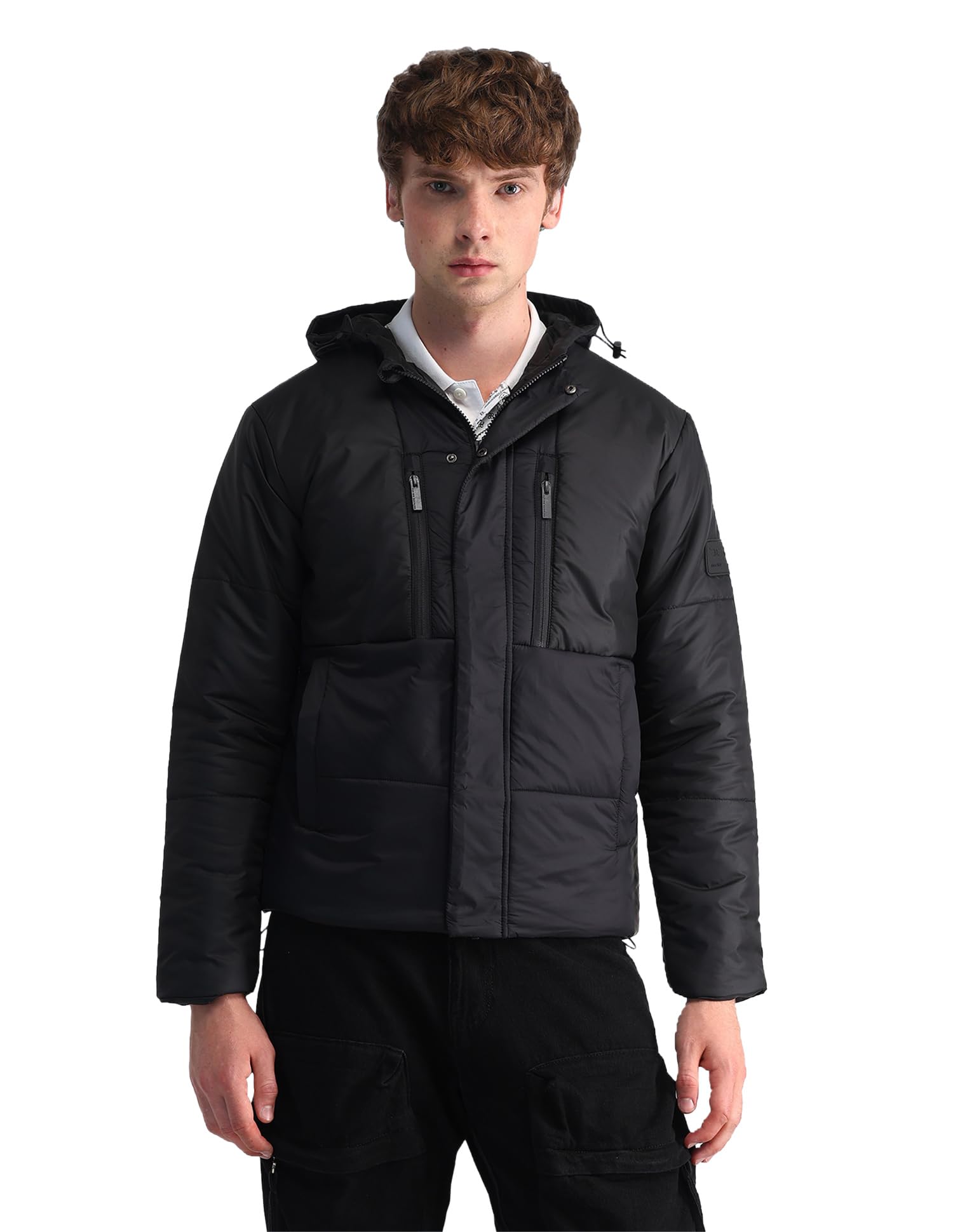flying machine FMJCK2568 BLACK Mens Jackets-picture-38