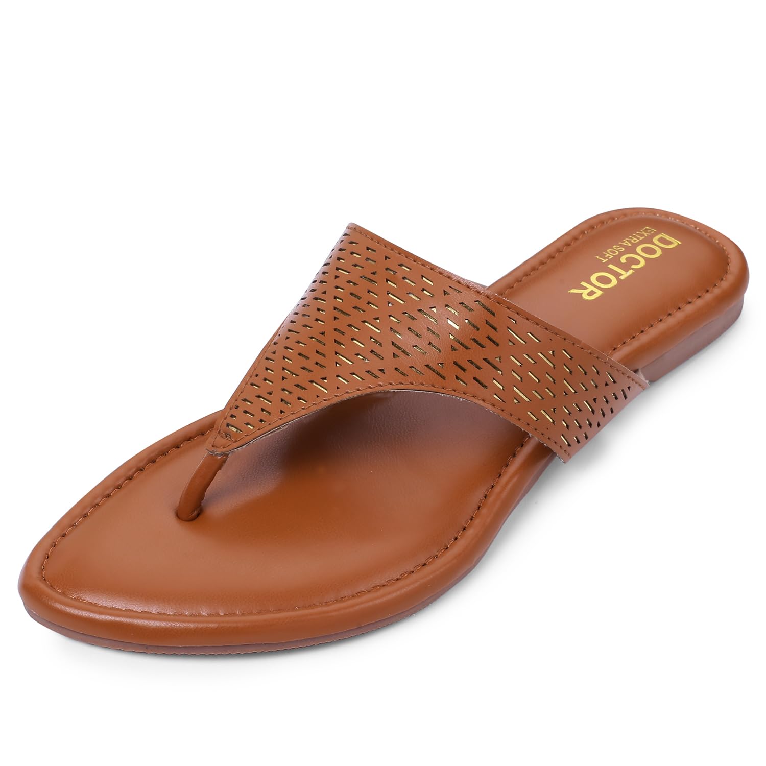 DOCTOR EXTRA SOFT Womens Flat Memory Foam Slippers/Flip-Flops Fancy Fashion Stylish Flat Casual Comfortable Diabetic Orthopedic Orthocare Lightweight Synthetic Slipon Sandals for Girls/Ladies D-651 (B0C92F2ZSP) Amazon Price History, Amazon Price Tracker