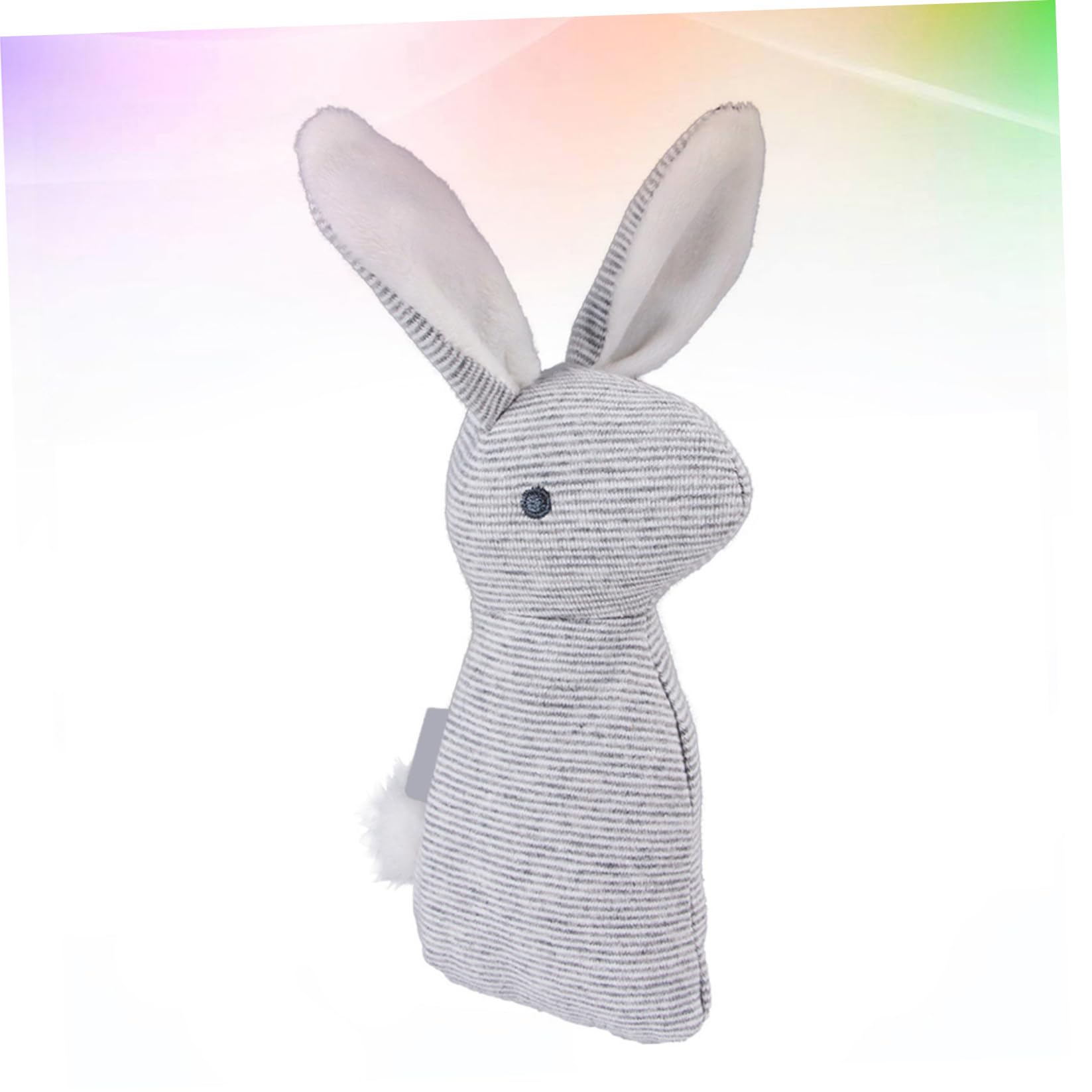 Mipcase Jouet Couineur Lapin pour Chien, Peluche Coton, Anti-Ennui | Saisir et Jouer, Réduit les Comportements Destructeurs, Jouet Sonore pour Animaux de Compagnie