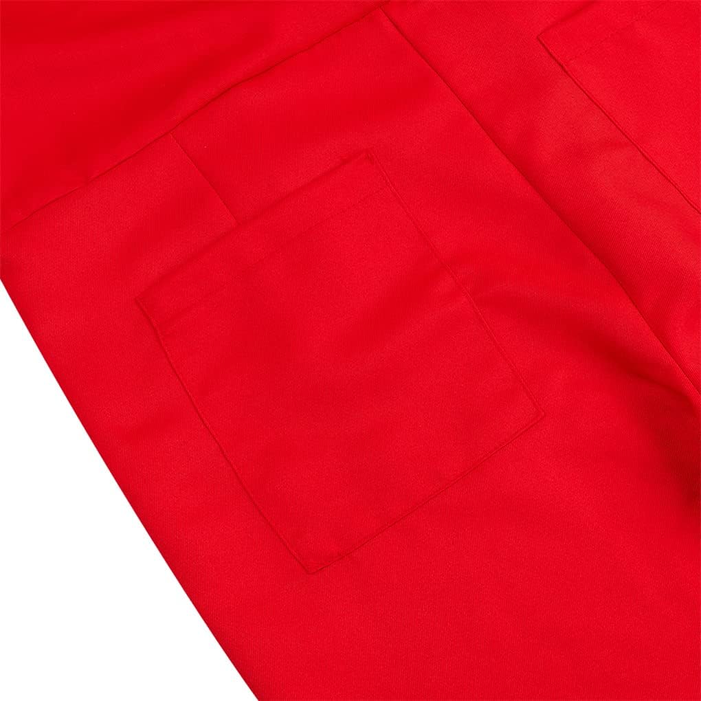 Mens Astronaut Costume Spaceman Suit Pilot Flight Suit Prisoner Jumpsuit Halloween Adult Costumes - Image 6