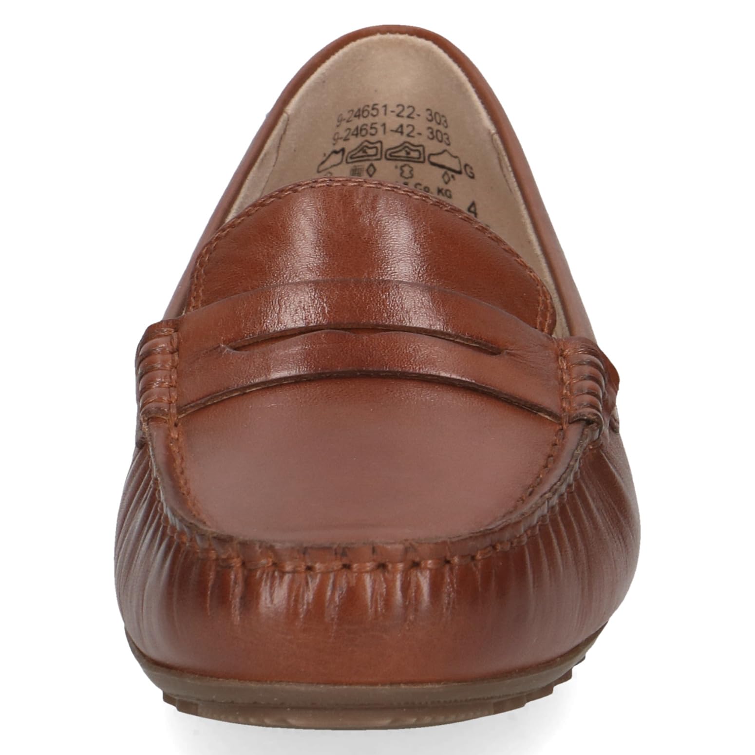 CAPRICE Mocassins Femme en Cuir Élégants