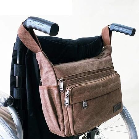 Amazon 車椅子バックパック収納バッグ 車椅子収納トート 車椅子のキャリングアクセサリーバッグ ローリングウォーカー 輸送用椅子 男性 女性 ハンディキャップ 高齢者用車椅子バッグ Qiurx Y 車いす付属品