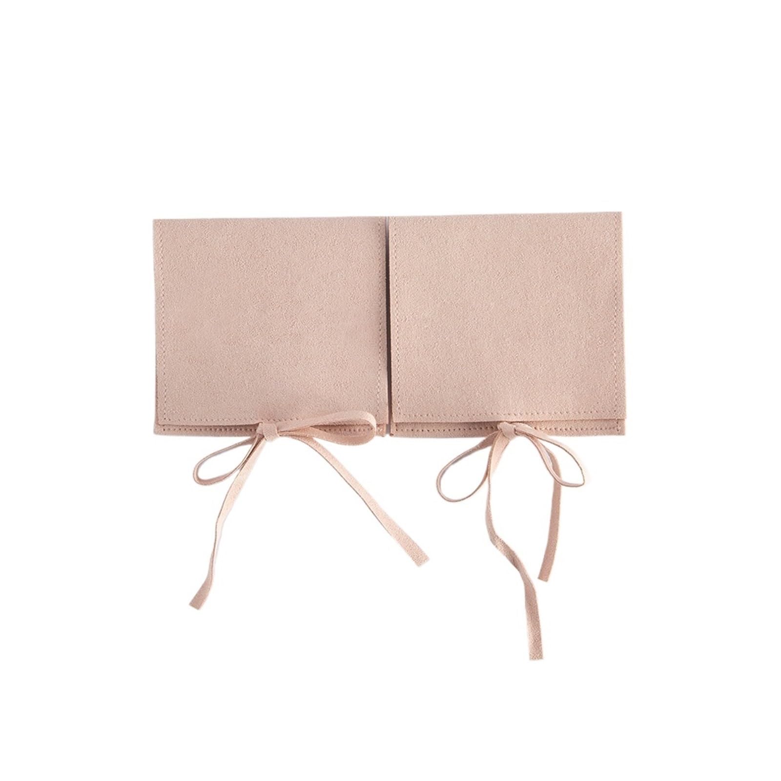 ZGCrumphant Velvet Jewellery Pouch 5pcs Jewelry Bag Velvet Ribbon Envelope Flip Pouches Necklace Bracelet Bangle Storage(Color 7,6x6cm)