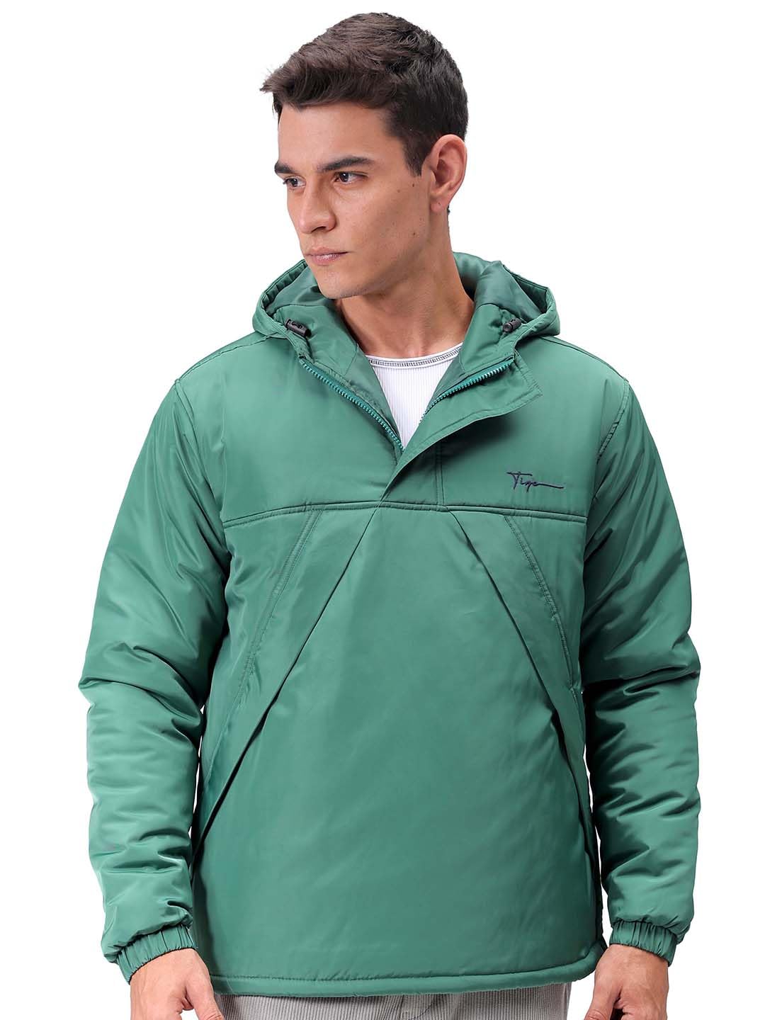 Men's Polyester Standard Puffer Jacket-image-22