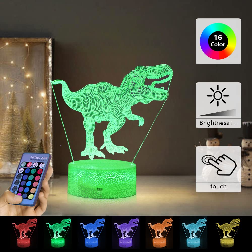 Amazon.co.jp : ティラノサウルスレックス子供用3Dナイトライトベッド