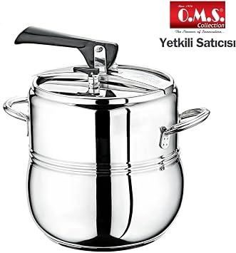 Oms 5104 Klasik Tombik Güveç Düdüklü Tencere 14 Litre