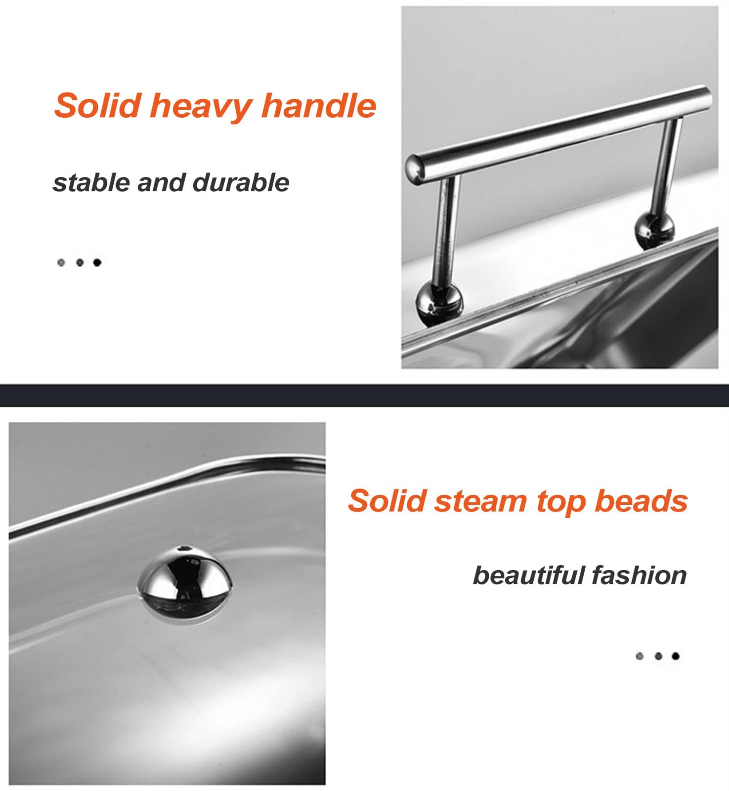 Chafing Dish Elettrico 9L Scaldavivande Professionale per Buffet, Chafing Dish in Acciaio Inox con on Coperchio in Vetro Trasparente per Buffet, Feste e Banchetti, Temperatura Regolabile