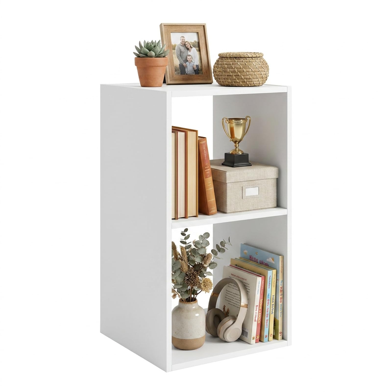 Two-Cube Storage Organizer with Anti-Tip Kit