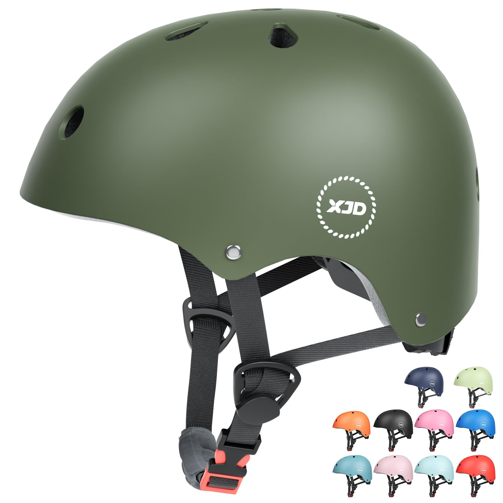 XJD Casque de Vélo Enfant Filles Garçons 3-13 Ans CE Certification Protection Cyclisme Skate Trottinette Skateboard