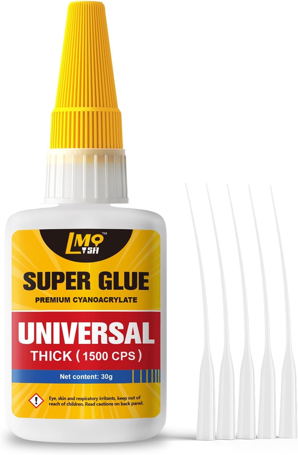 - Super Glue Thick CA Glue Clear 30 Gram, Heavy Duty Superglue Instant Cyanoacrylate Adhesive for Plastic Ceramic Leather Metal Glass Wood Pla Shoe Sole Repair, Strong Oily Liquid Bonding
