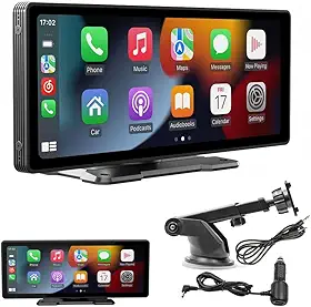 10,26" Multimidia Automotivo, Rádio Automotivo Multimidia, Central Multimidia Automotivo, Central Multimídia Tela para Carro, Compatível com CarPlay e Android Auto