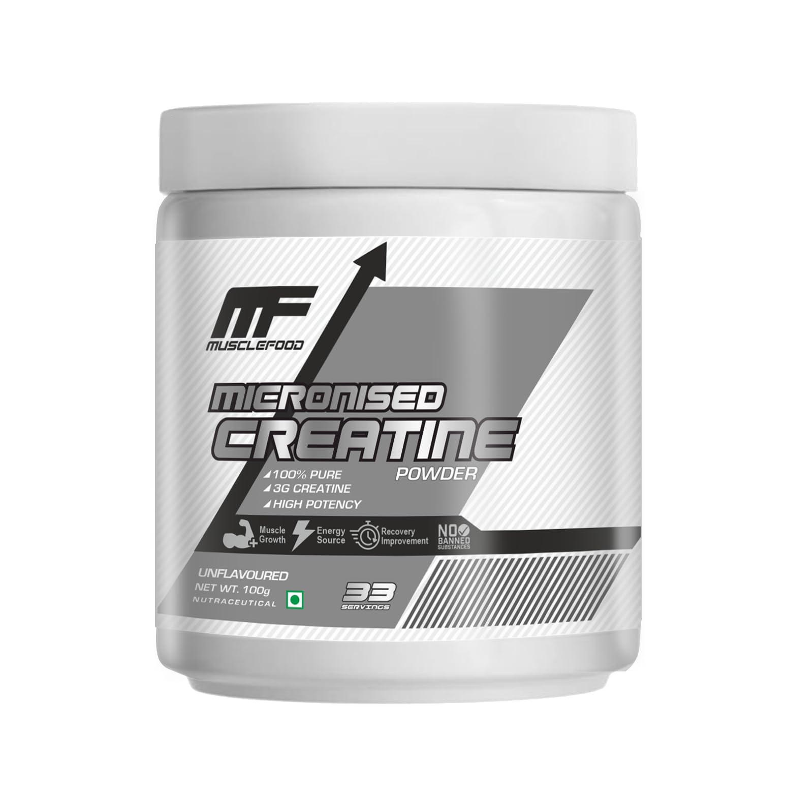 Musclefood Creatine Powder, 100% Pure, 3g Creatine, High Potency, Creatine Monohydrate for Men & Women, Rapid Absorption | Supports Athletic Performance & Power Unflavoured, 33 Servings (B0DF5RQB99) Amazon Price History, Amazon Price Tracker