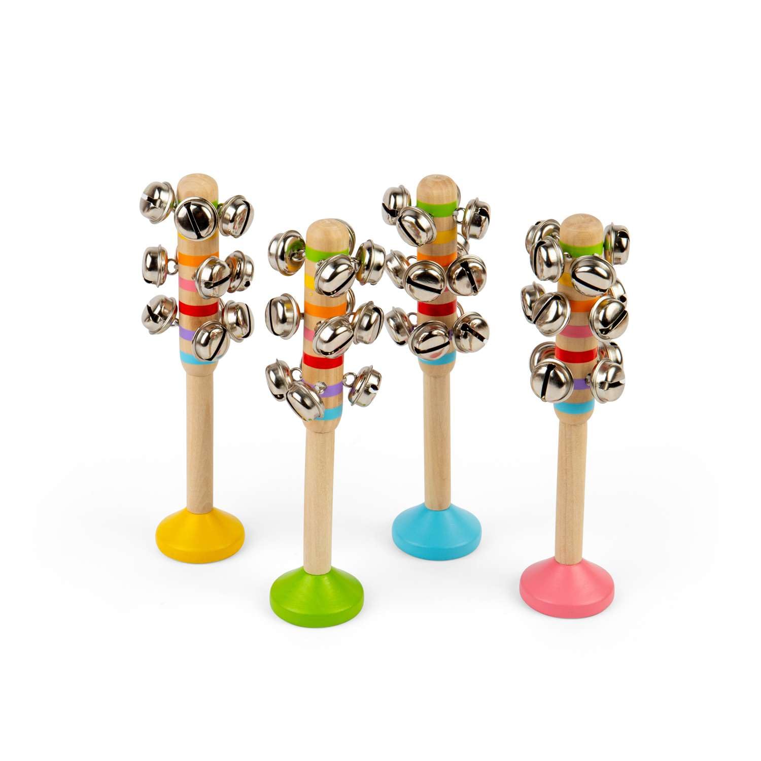Bigjigs Toys Wooden Bell Stick - Children's Musical Instrument Toys