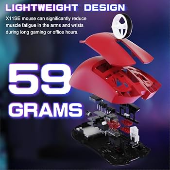 Amazon.com: ATTACK SHARK X11SE Ultra-Light Wireless Gaming