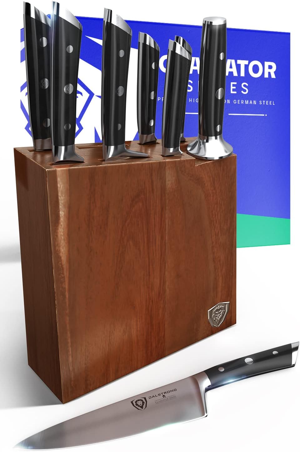 Dalstrong Knife Set Block 8 Piece Gladiator Series