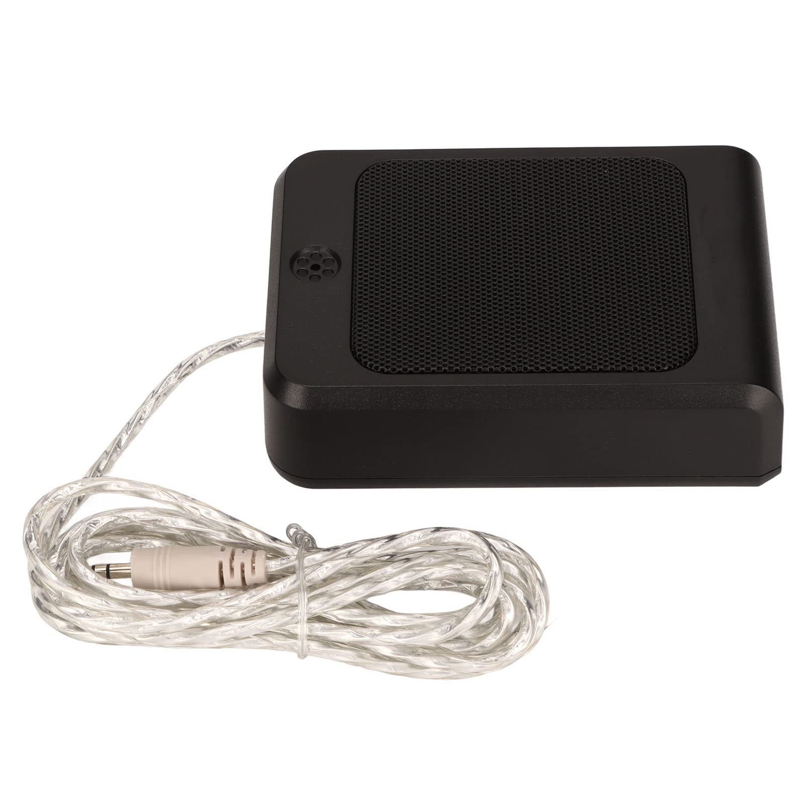 Generic di Microfono a Doppio Modo di Counter Intercom con qualità del Suono Superiore per la Stazione del Treno Bancario 100-240 V, Adatto per la Finestra di Banca (Spina europea)