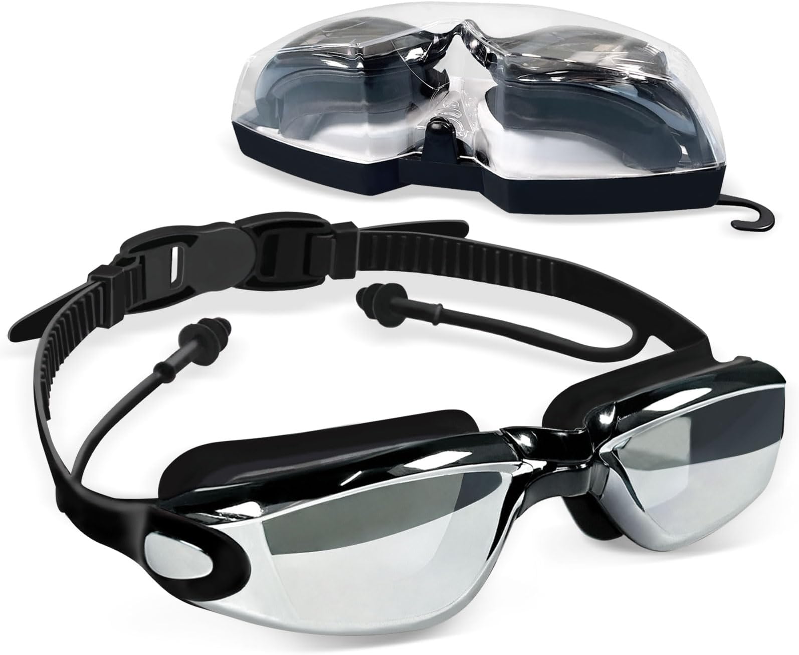 Shortsighted Swim Goggles Nearsighted Swimming Goggles Leakproof Anti Fog Swimming Goggles for Adult Men Women Youth