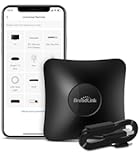 Broadlink RM4 pro Smart IR&sol;RF Remote Control Hub with Sensor Cable&lpar;2&period;4GHz Wi-Fi Only&rpar;-WiFi IR&sol;RF Blaster for Home Automation&comma; TV&comma; Curtain&comma; Shades Remote&comma; Works with Alexa&comma; Google Assistant&comma; IFTTT