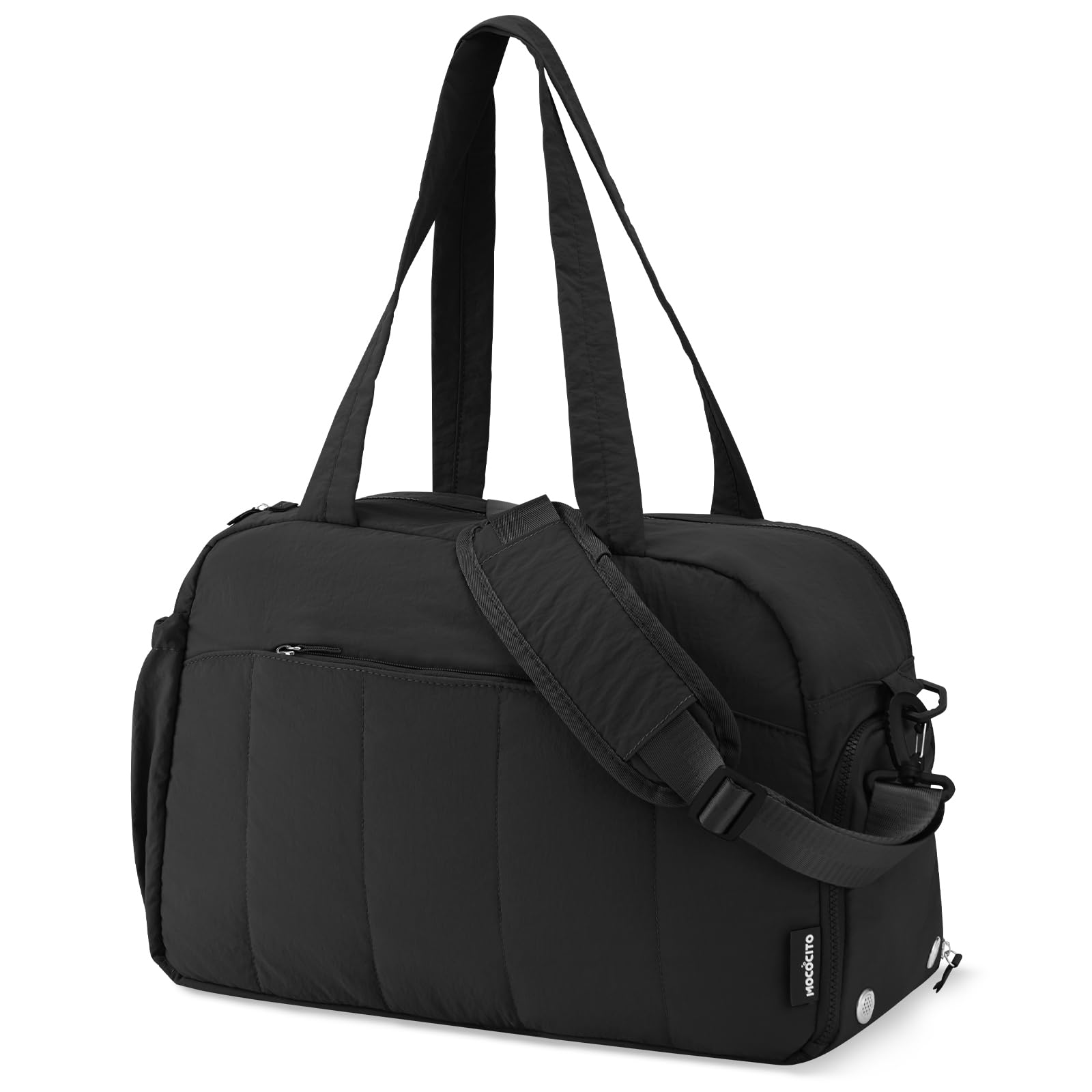 MOCOCITO Womens Gym Bag with Independent Waterproof Shoe Compartment Duffle Bag Gym & Sports Bag with Multiple Compartments Lightweight Travel Bag for Weekend