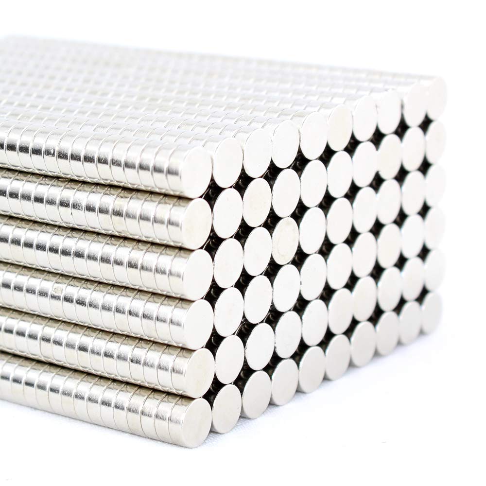 Pack of 50 Round Strong Magnets,Strong Round Magnets,Neodymium Magnets,disk Magnets,8x3mm,Strong magnets,Mini Magnets,Strong Permanent Rare