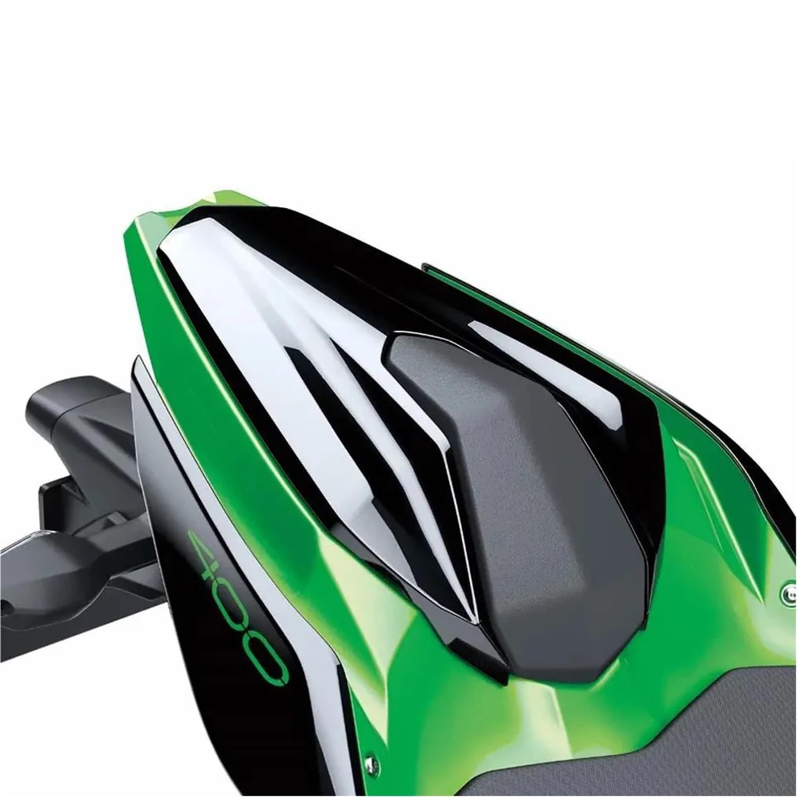 przednia owiewka Pasuje do Kawasaki Z400 Ninja 400 Motocykl Tylny pasażer Pokrowiec na siedzenie Owiewka Osłona siedzenia(Carbon)