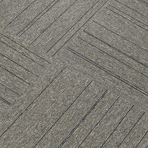 Image of Mohawk Basics 24 inch x 24 inch Berber (Loop pile), 0.07 inch Pile Height, Carpet Tile, PET Fiber, Dime Color, (1 Tile)