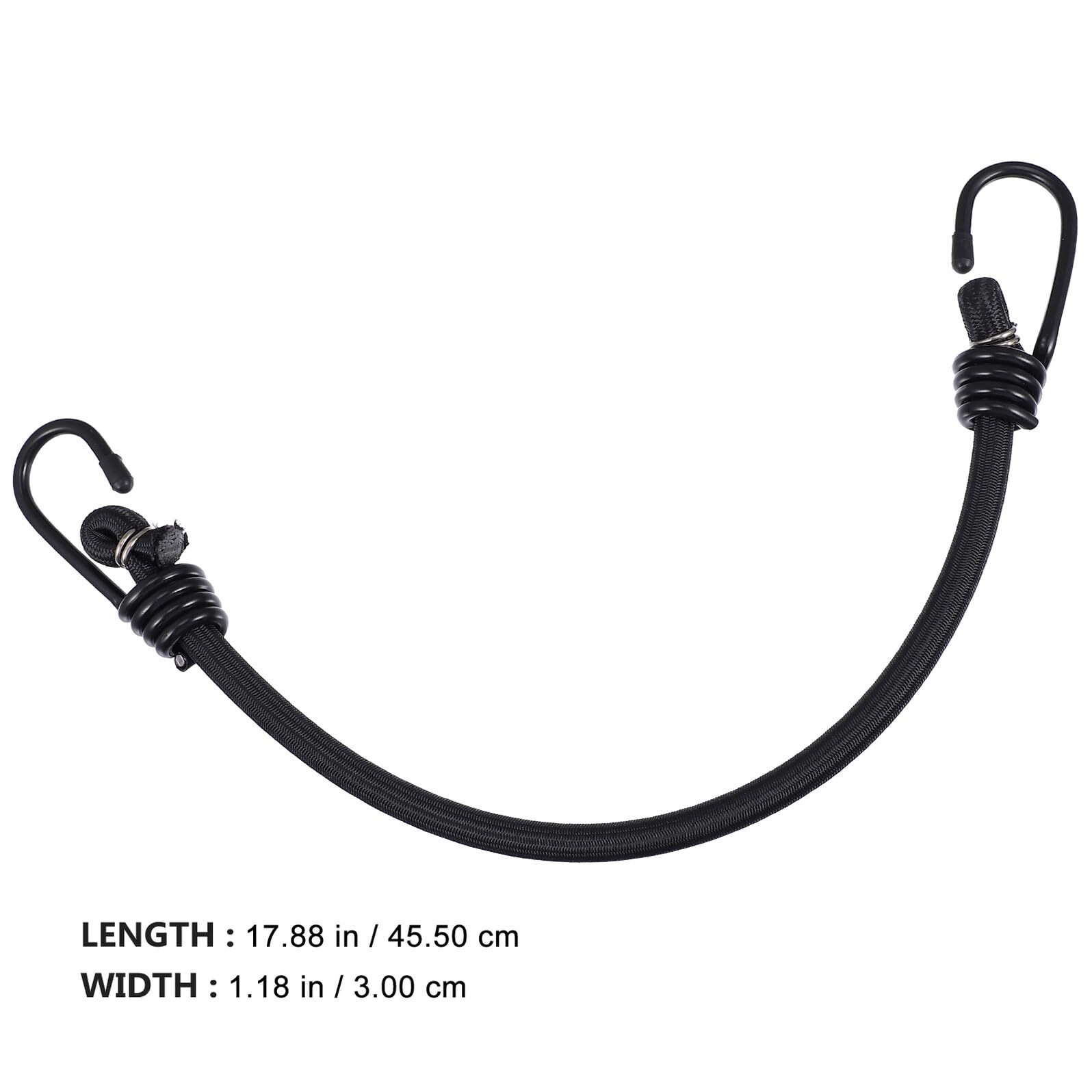 Corde Elastiche con Ganci 6 Pezzi 16 Pollici 10Mm Cinghie Elastiche per Fissaggio Bagagli Bici Moto Copertura da Campeggio Trasporto Sicuro Outdoor Viaggio