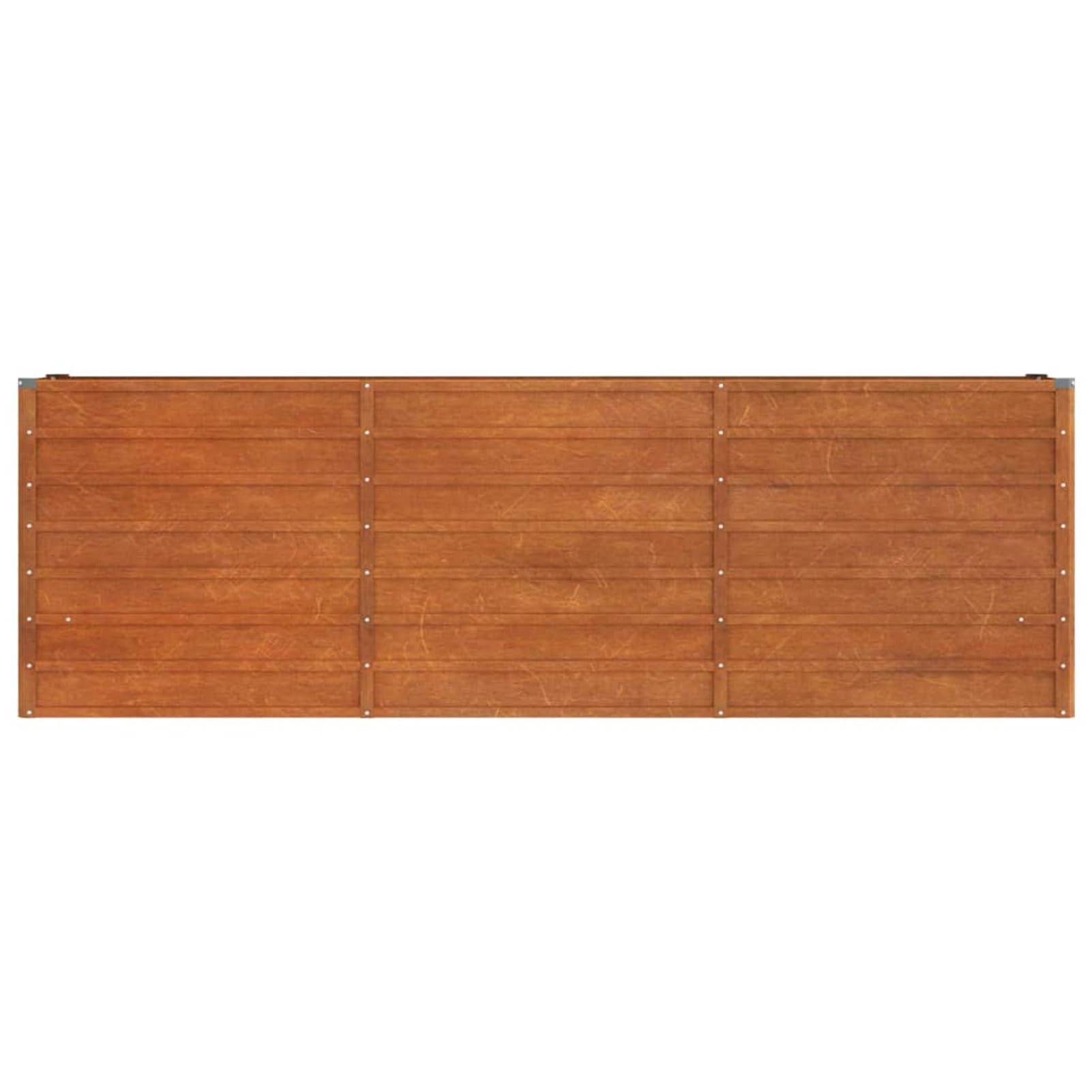 Gecheer Jardinera de Acero corten,Macetero,Huerto Urbano Exterior,Jardinera de Plantas de Jardín Marco para Huerto,Cuadro para Cultivo,Verduras Frutas Flores,Gris 240x40x77 cm