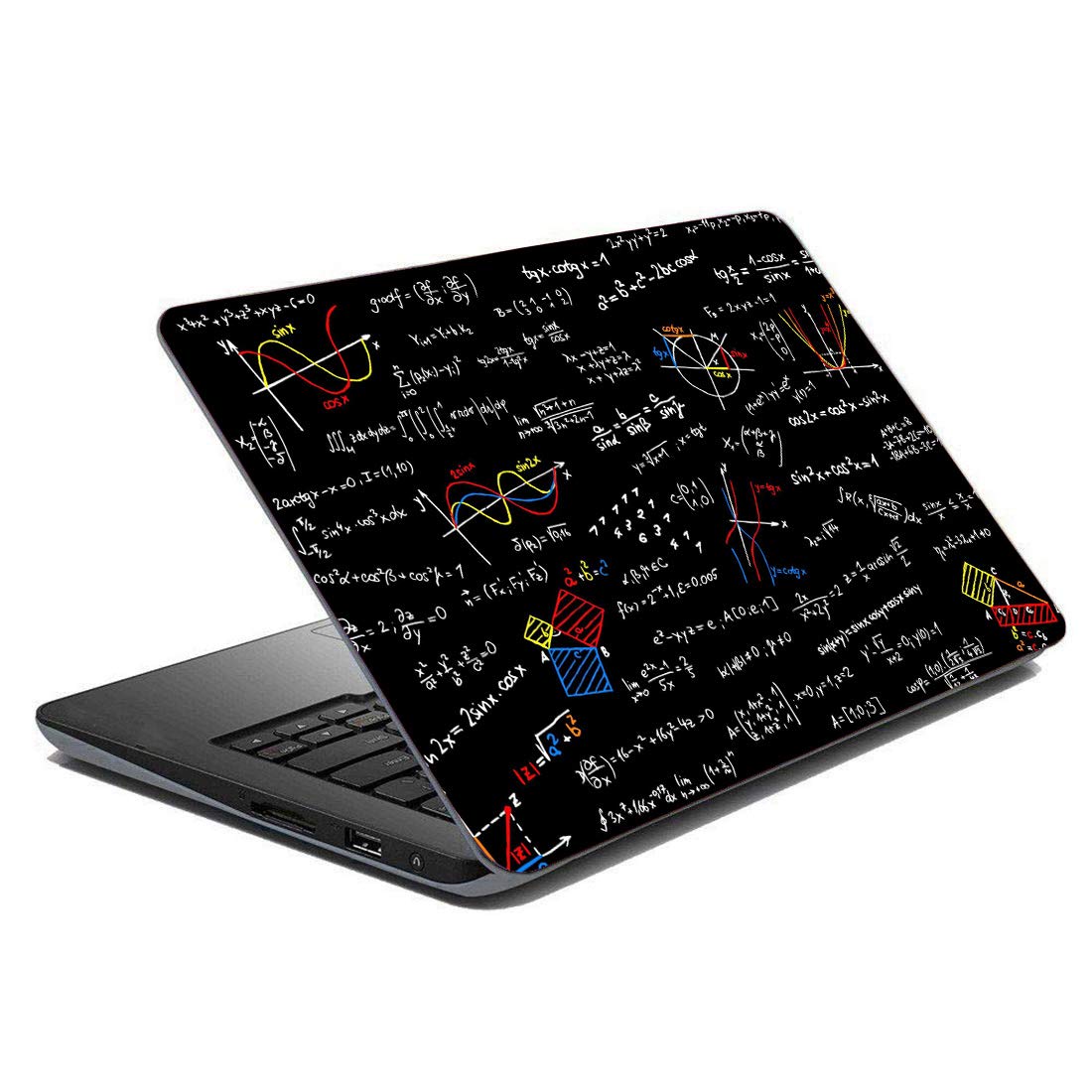 ISEE 360 ® PVC Vinyl Printed Laptop Skin Einstein e mc2 Science 15.6 Inches Office Engineers Scientist Cover (Multicolour)