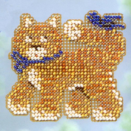 Kit de point de croix COOL Cat pour débuter la broderie sans stress