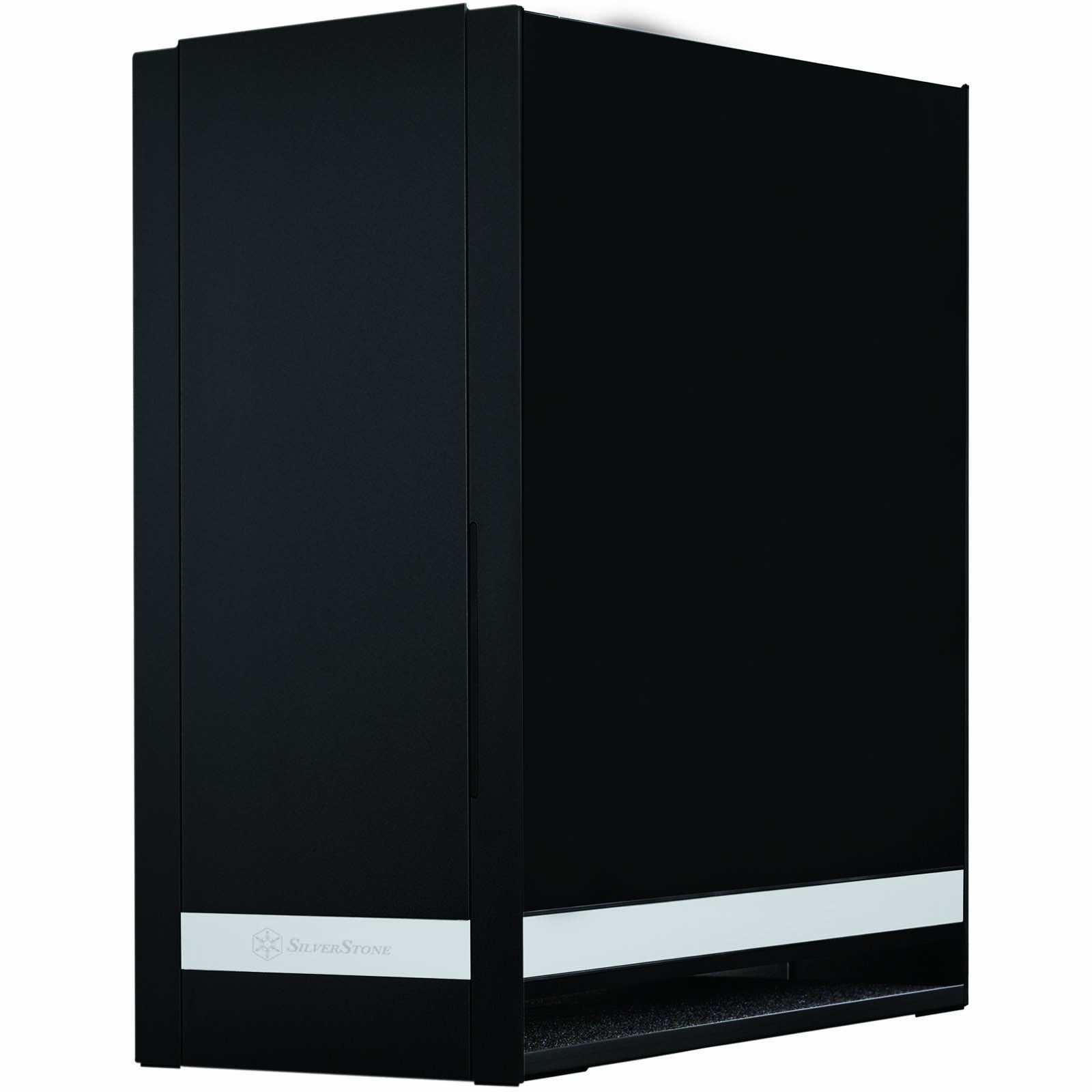 Silverstone Tek Aluminum 90 Degree Motherboard Mounting SSI-CEB/ATX/Micro-ATX Computer Case FT05B (Black)