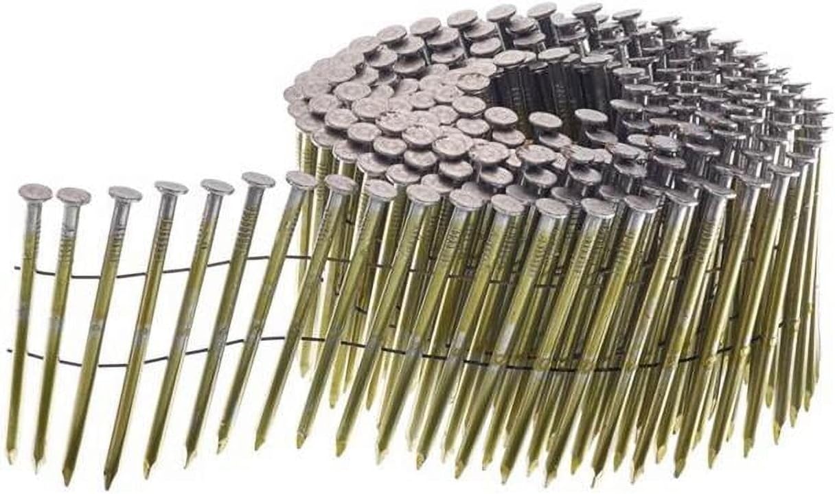 2.5 in. Siding Bright Stainless Steel Nail Full Round Head Silver - Pack of 3600