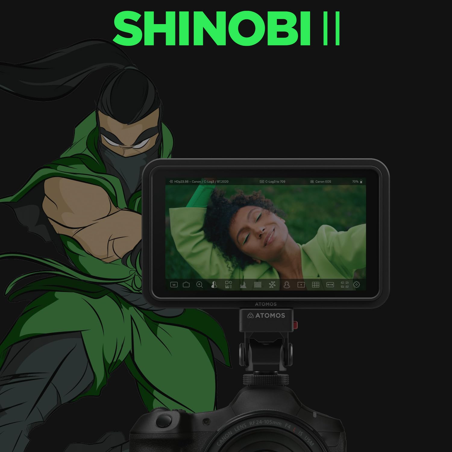 Amazon | Atomos Shinobi II HDMI 4Kモニター HDRタッチスクリーン