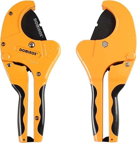 Miniatura 7 de DOMINOX Cortador de tubería de PVC, corta hasta 2-12 pulgadas PEX, PVC, PPR, mangueras de plástico y tuberías de plomería, herramienta de corte de