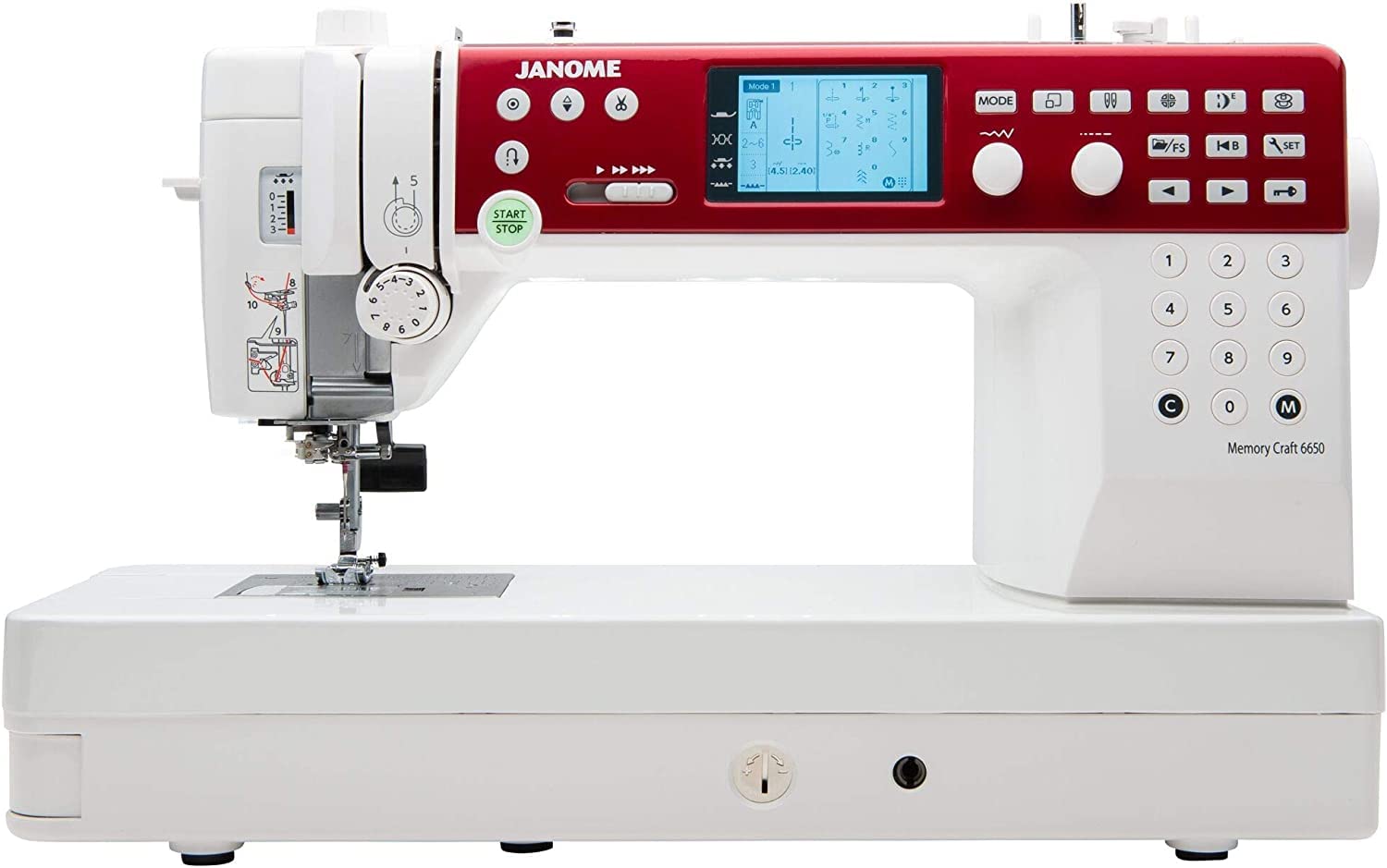 Khaki「Janome」サイン入り 新品未使用 Amazon.com: Janome MC6650 Sewing and Quilting Machine