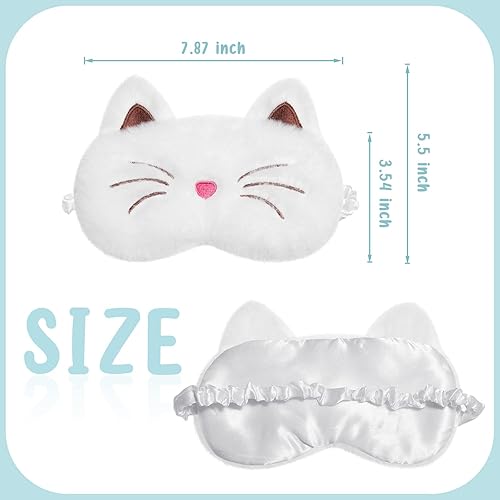 Miniatura 2 de Antifaz de sueño para niños, niñas, cubierta de ojos para dormir, 3 piezas suave con los ojos vendados para dormir, sombra de ojos para niños