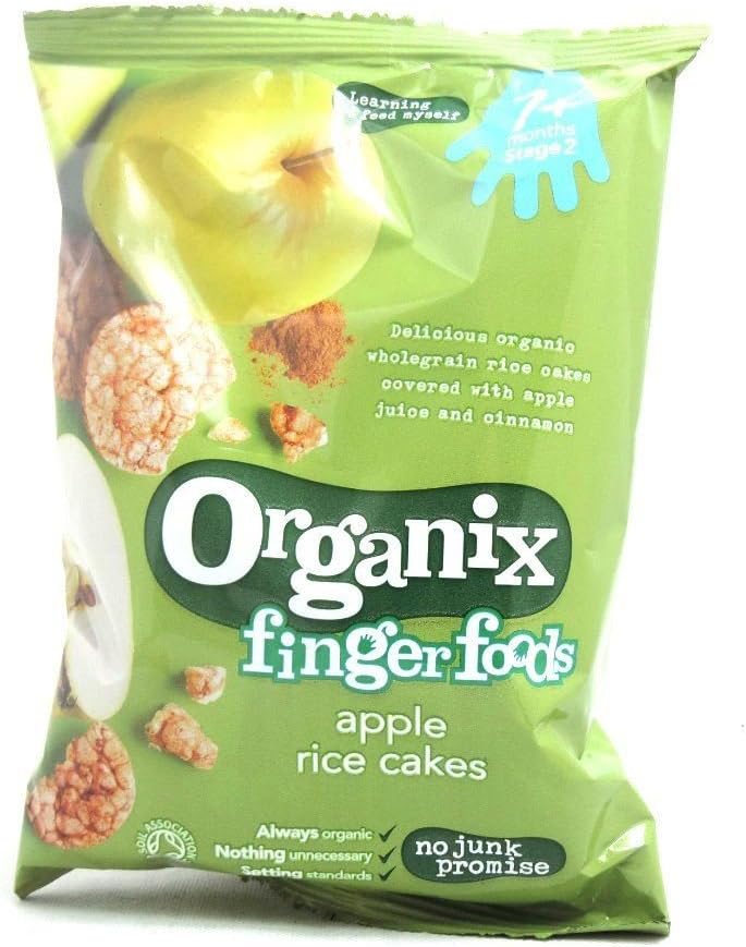 Organix Finger Foods Organic Apple Rice Cakes 50g