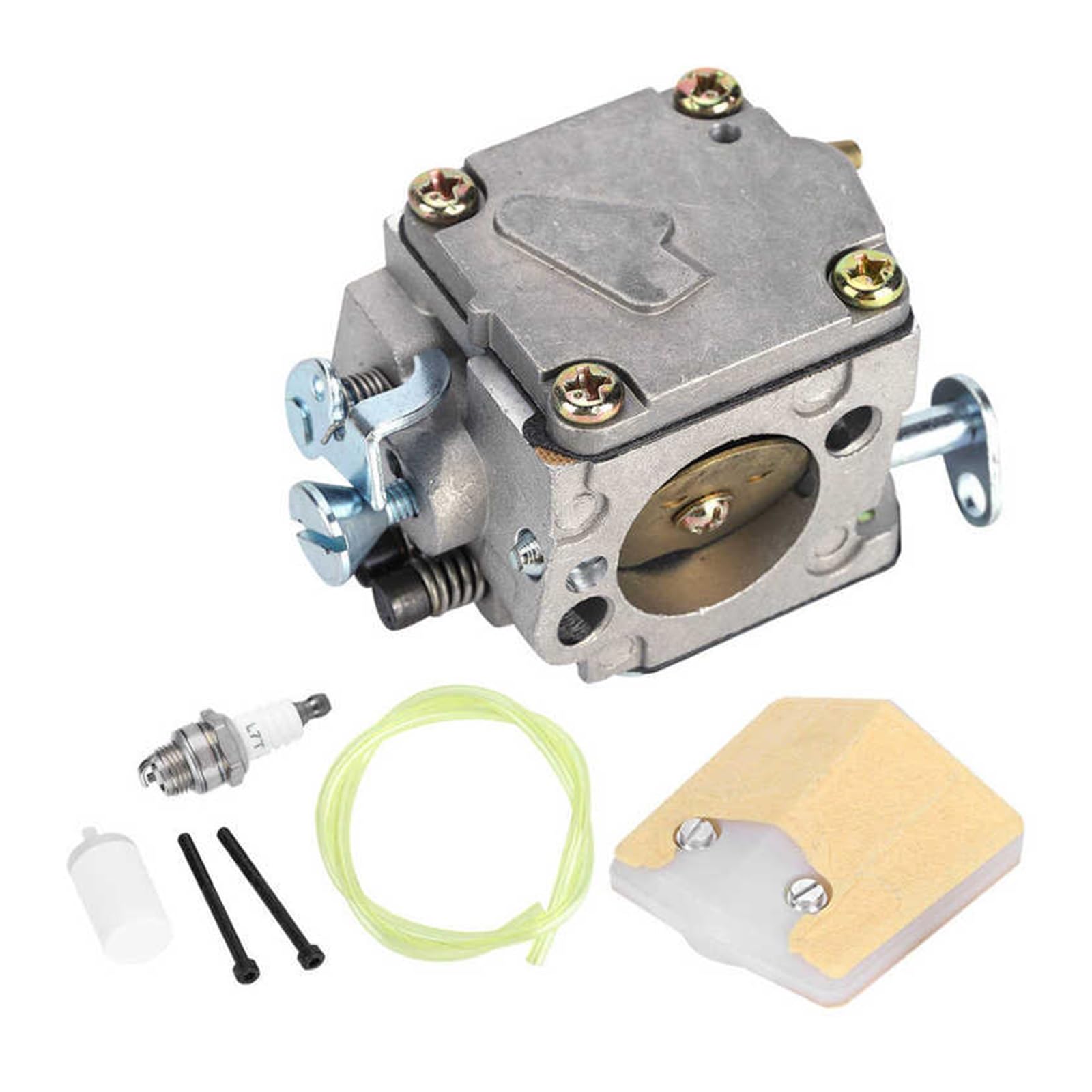 Bobina de encendido de carburador de motosierra, filtro de combustible de aire, Kit de herramientas de jardín, repuesto apto for piezas de motosierra Jonsered 625 630 625
