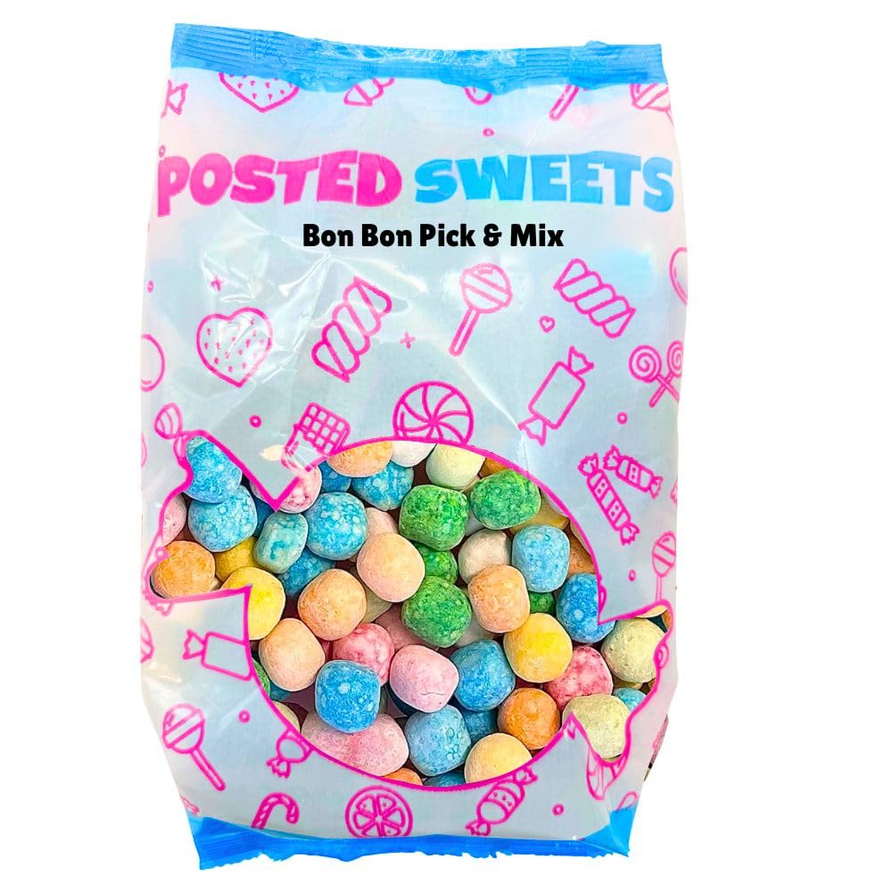 700g BON BON BAG OF PICK & MIX SWEETS - Large Classic Retro Soft & Chewy Candy Selection Pick n Mix - Gift Bag - Perfect Movie Night Hamper, Treats for Kids, Adults, Birthday Gifts