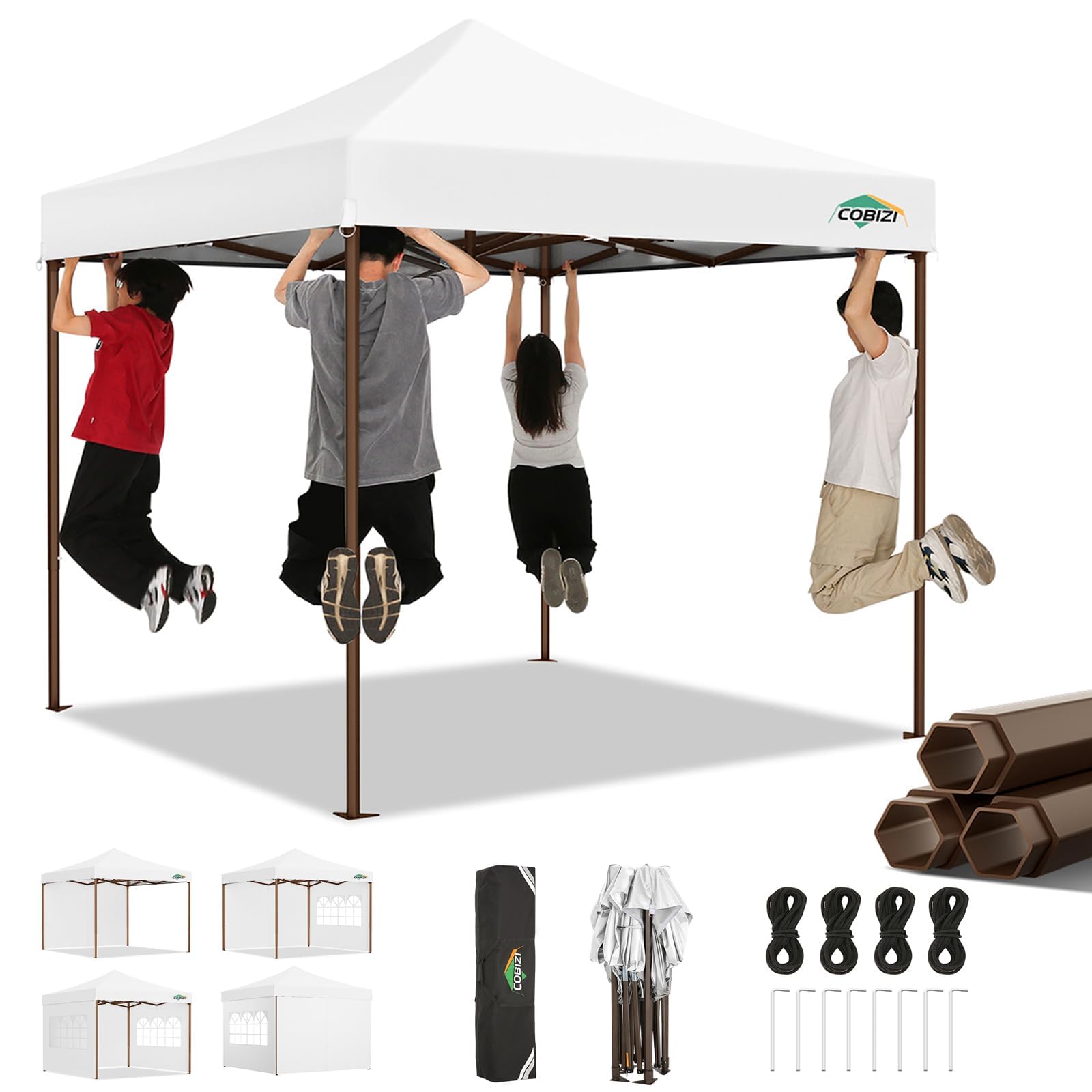 Tent Heavy Duty With 4 Sidewall, Commercial Outdoor Easy ...
