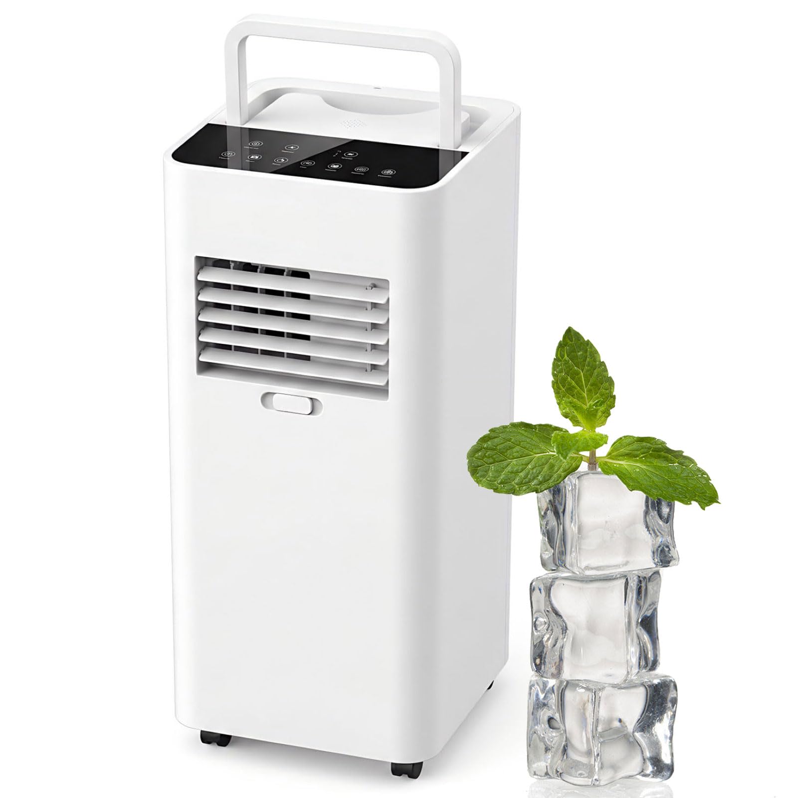 12000 Btu Portable Air Conditioner For Large Rooms Up To 300 Sq.ft, Fast Cooling Air Conditioner With Dehumidifier & Fan, 30db Sleep Mode, 24h Timer, Window Kit Included