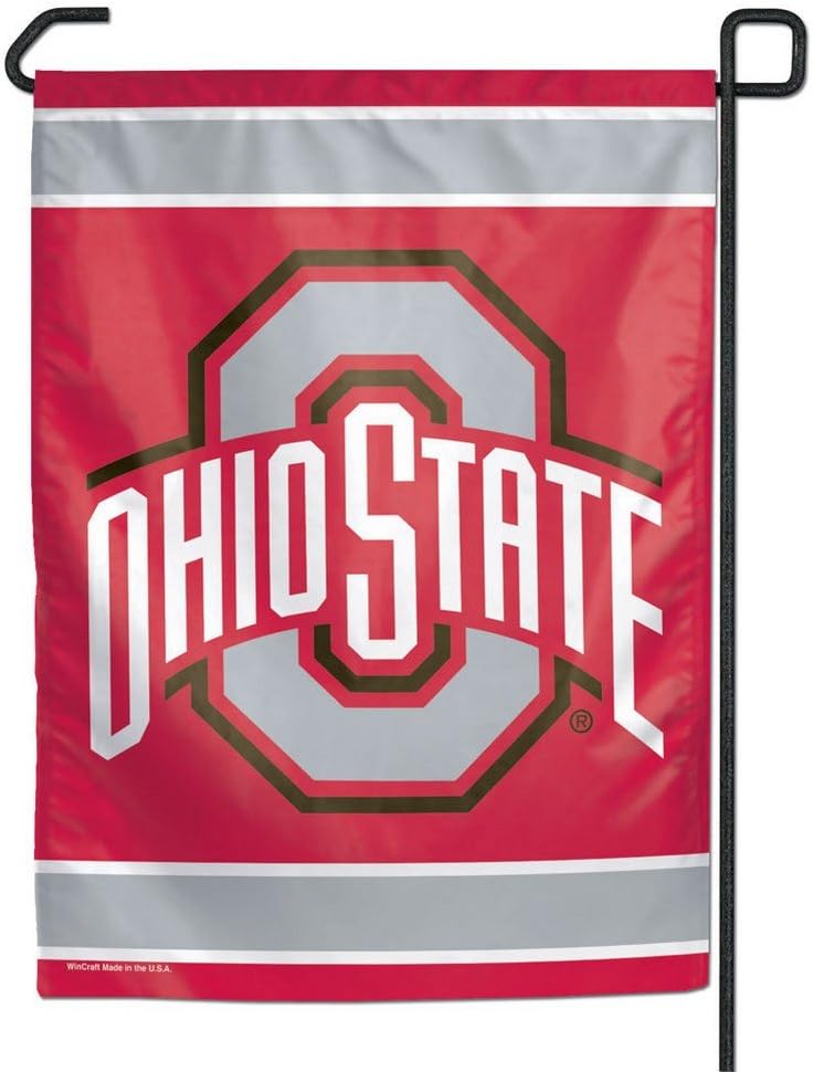 NCAA Ohio State Buckeyes Garden Flag, 11"x15", Team Color