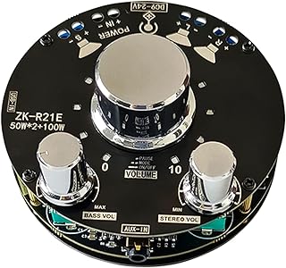 Amplifier Board 50W+50W+100W Subwoofer Output Audio Power Amplifier Module Volume Indication 2.0 2.1 Channel DIY Wireless Speakers AMP Board