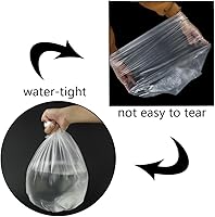 Vista 2 de Yubine Bolsas de basura transparentes de 6 galones para oficina, baño, bolsas de basura de cocina, 220