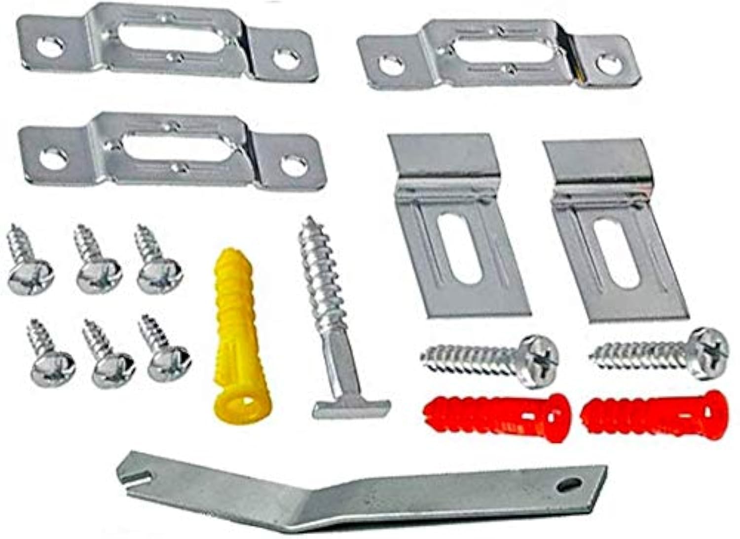 6 Pack Wood Frame Security Hanger with 1 Wrench