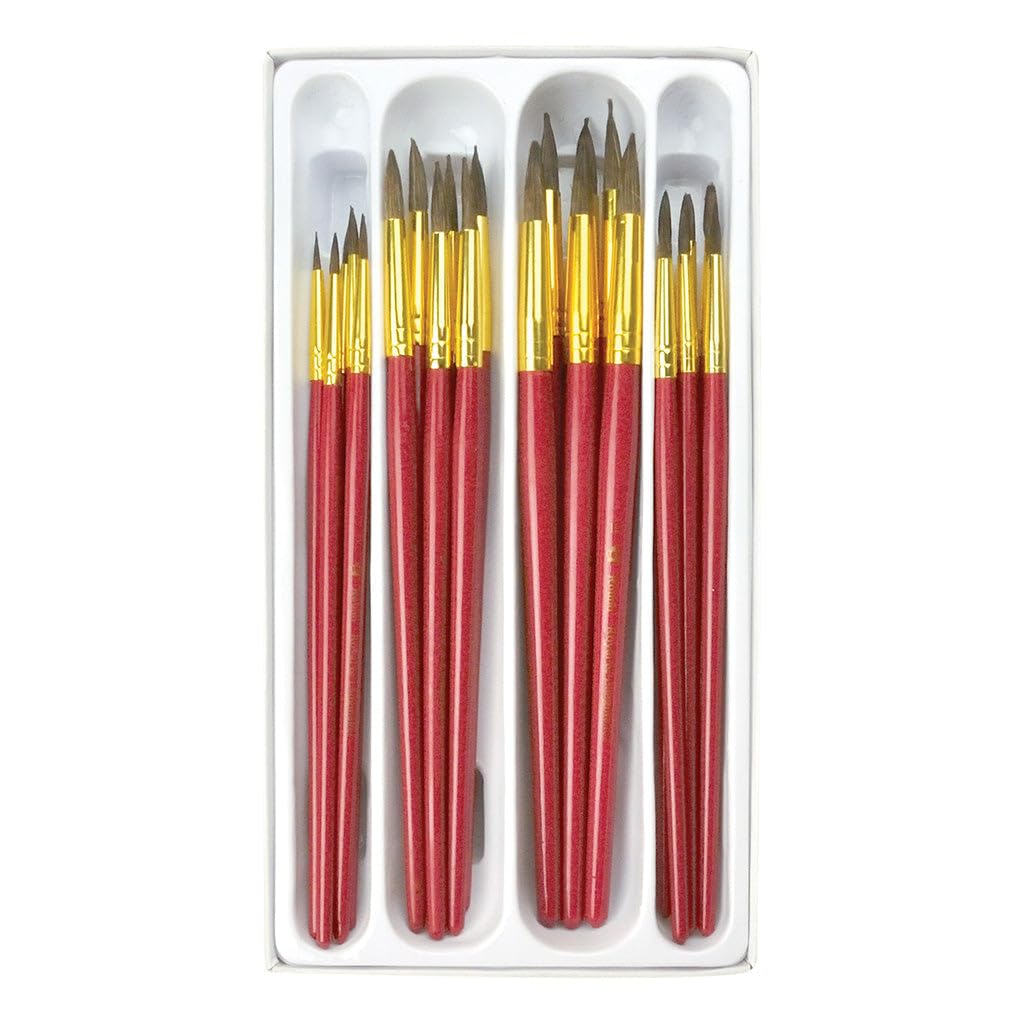 Royal & Langnickel RCVP-105 Set De Pinceaux Glaçage Céramique 16 Pièces