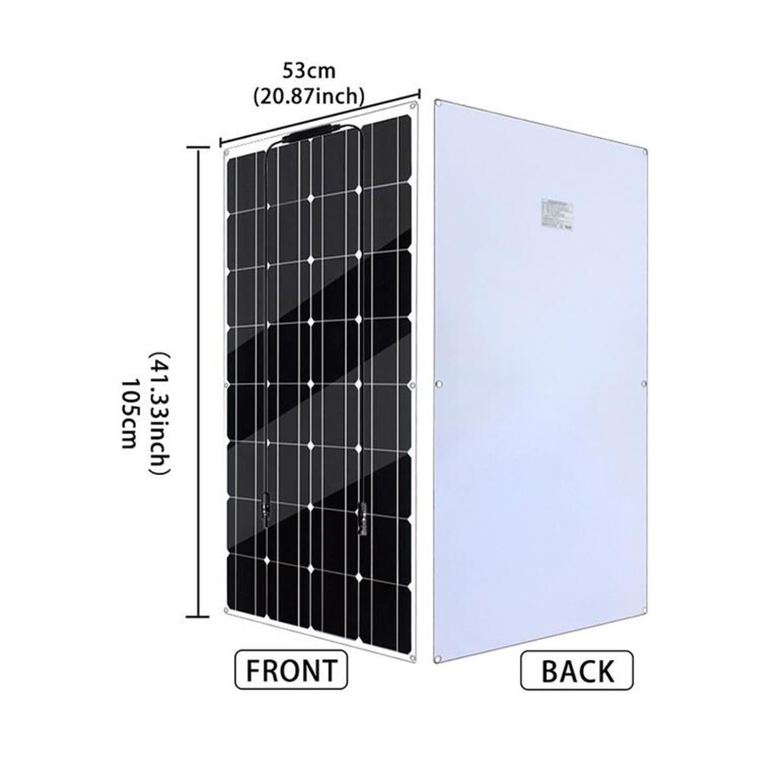 Panel słoneczny 100W-600W, elastyczny pojedynczy kryształ 300W 12V zginalny lekki panel słoneczny do kampera, przyczepy, kampera, jachtu, kabiny, namiotu i innych scen