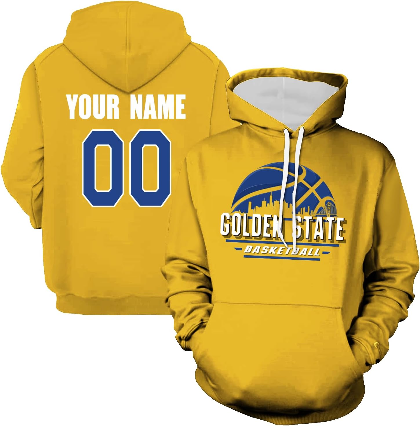 Custom Hoodie for Men Women Youth Name & Number Basketball City Fans Gifts Personalized Hooded Pullover Sweatershirt