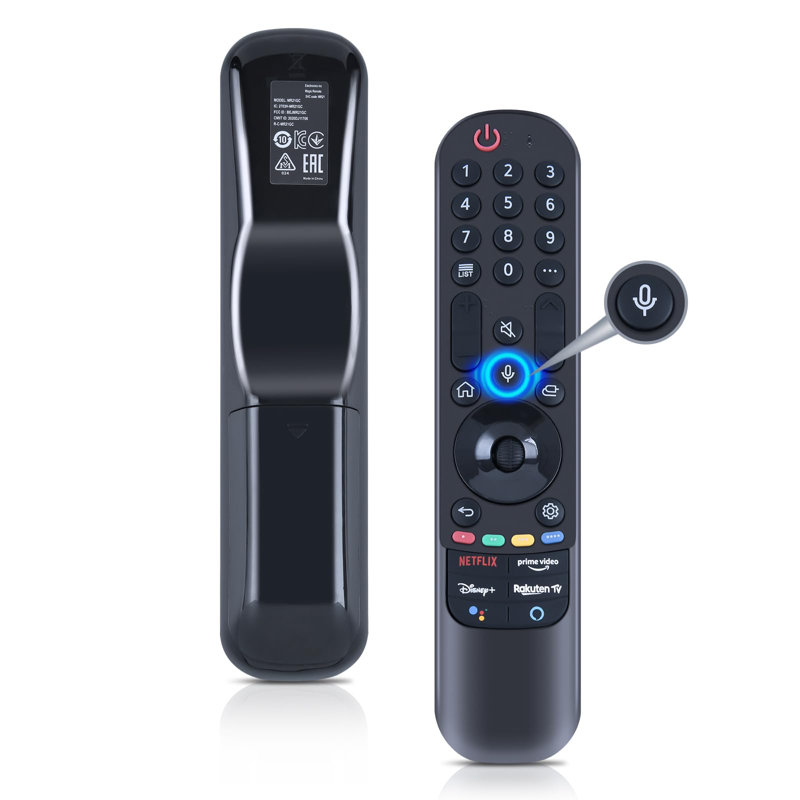 WDZP AN-MR21GC MR21GC Voice Magic Remote Control Compatible with LG Smart TV 2019 2020 2021